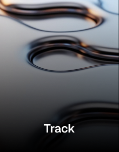 Flowing lines representing the Track stage