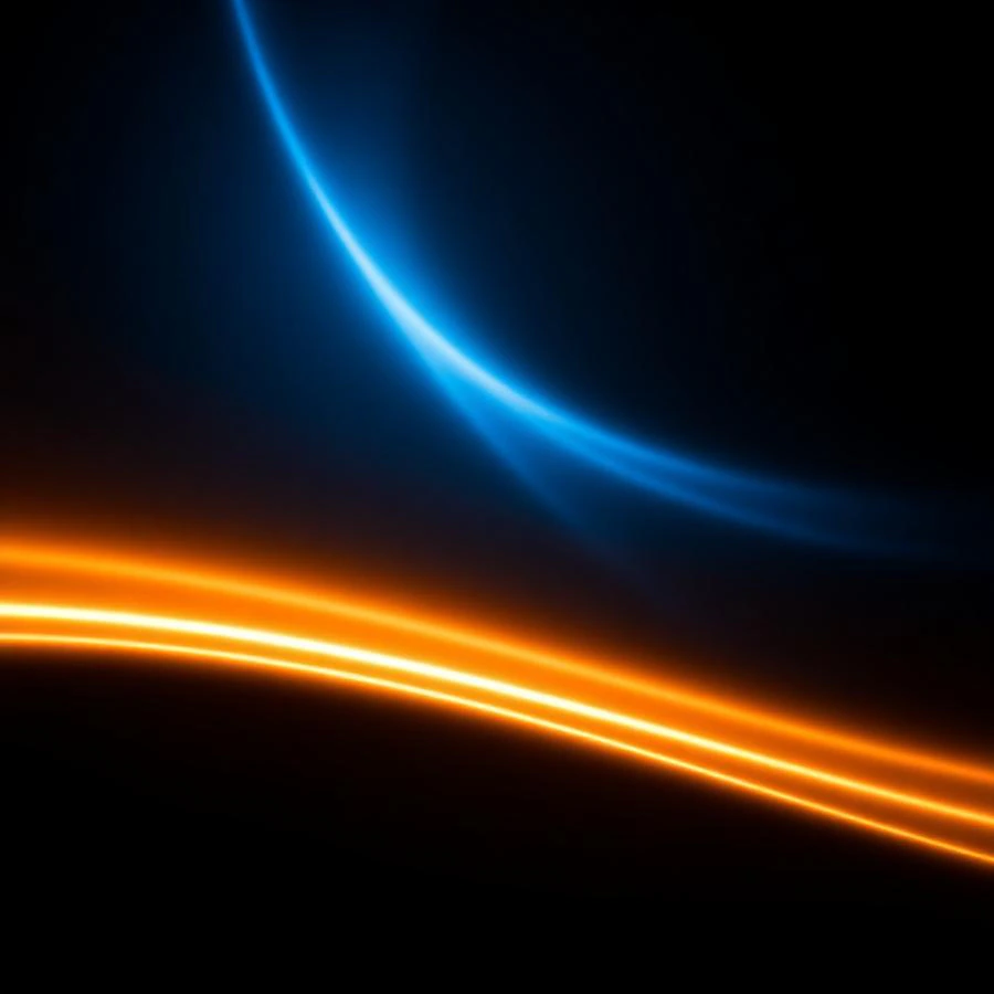 Blue and orange lines illustrating the dual continua model